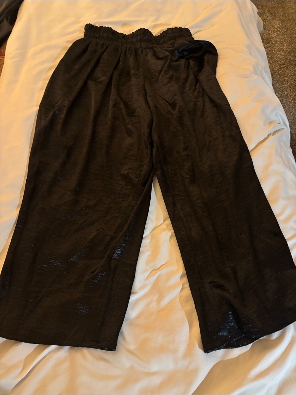 Wide Leg Women’s Pants in Black